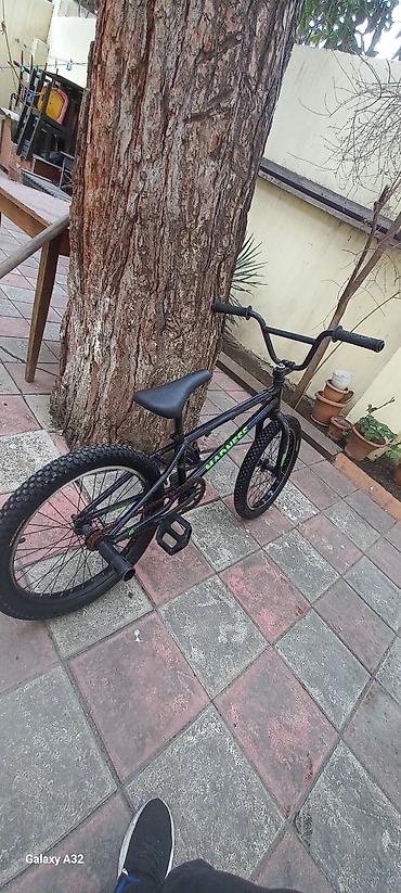 İdman velosipedləri: BMX tipli uşaqlar/yeniyetmələr üçün velosiped - Rəng: qara, yaşıl — 4