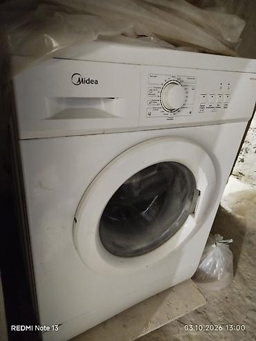 sazz modem satisi: Paltaryuyan maşın Midea, 5 kq, Təmirə ehtiyacı var, Avtomat, Ünvandan götürmə — 5