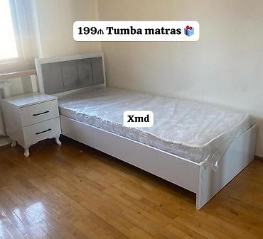 tek matraslar: Yeni, Təknəfərlik çarpayı, Bazasız, Matras ilə, Siyirməsiz — 1