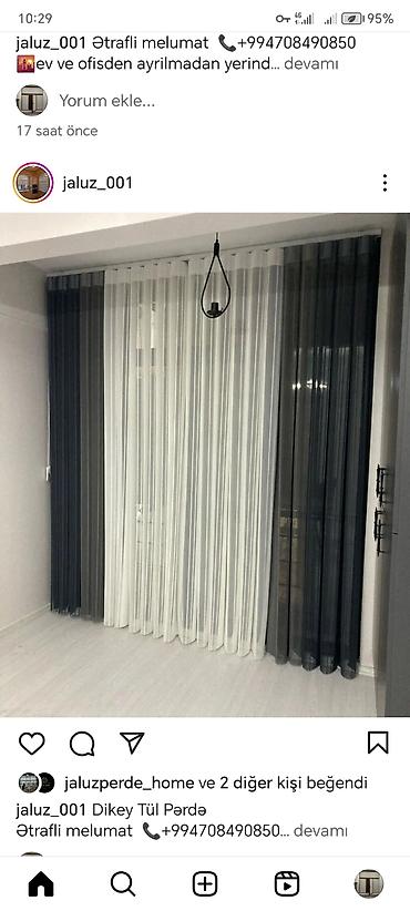Ev üçün dekor: Jaluz perdeler her nov turkiye isdesal seher daxil cadrlma qurasdlrma — 2