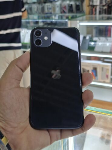 жаропрочное стекло по размерам: IPhone 11, Колдонулган, 128 ГБ, Кара, Коргоочу айнек, Каптама, 100 %