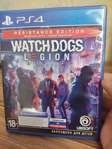 Обмен и продажа игры Watch dogs legion. На пс4 полностью на русском