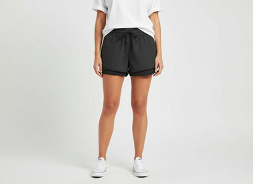 krótkie spodenki fitness damskie: H&M, Szorty damskie, rozmiar XL