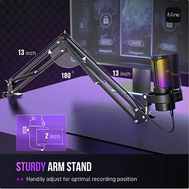 fl studio: 🎙️ Микрофонный комплект FIFINE AmpliGame A8T с держателем-гироскопом — 7