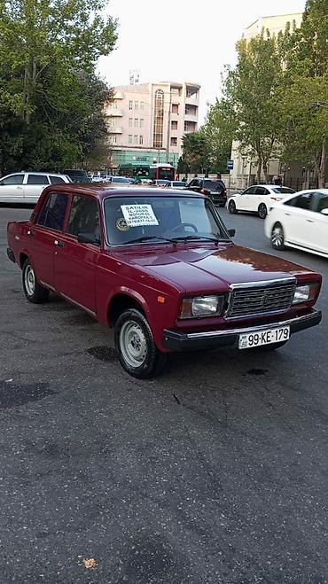 vaz karbiratoru: VAZ Lada 2107 sedan - Rəng: tünd albalı/bordo - Kuzov: 4 qapılı — 1