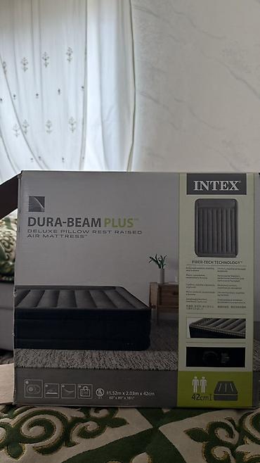нодом: Надувная кровать Intex Характеристики: - Размер: 152 × 203 × 42 см — 4