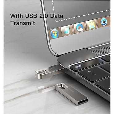 flaşh kart: Yesido FL13 16 GB Silver USB Flash yaddaş kompakt ölçü, metal korpus — 2