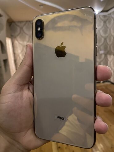 iphone 12 mini ekran: IPhone Xs Max, Qızılı, Face ID