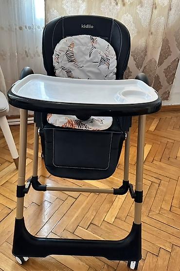 Uşaq dünyası: Uşaq yemək stulu – Kidilo - Marka/model: Kidilo yüksək yemək stulu - — 1