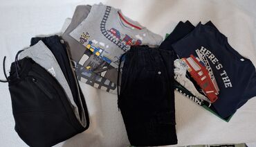 trikotazne pantalone: Bundle: Pants, Sweatshirts, T-shirts, For boys, age: 9-10 years