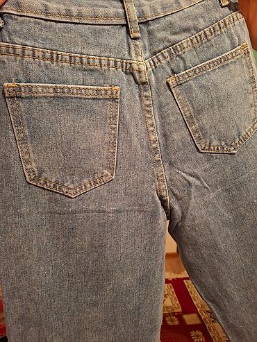 джинсы baggy: Джинсы, Прямые, Высокая талия, XS — 3