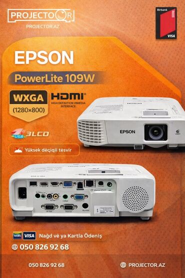 Proyektorlar: İşlənmiş Proyektor Epson, Ödənişli çatdırılma — 4