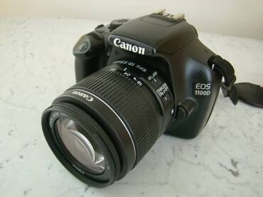 ноутбук алабыз: Зеркальная фотокамера Canon EOS 1100D с объективом Canon EF‑S 18–55mm