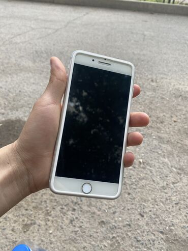 iphone 8 plus белый: IPhone 8 Plus, Б/у, 64 ГБ, Белый, Защитное стекло, 83 %