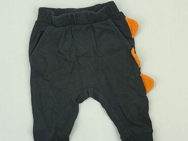 legginsy z bambusa: Spodnie dresowe, H&M, 6-9 m, stan - Bardzo dobry