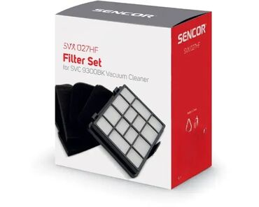 punjac za stapni usisivac: Brand: SENCOR |x|x Model: SENCOR SVX 027HF Set filtera za usisivač