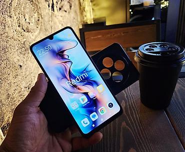 note 14: Redmi, Redmi 14C, Б/у, 128 ГБ, цвет - Черный, 1 SIM, 2 SIM — 1