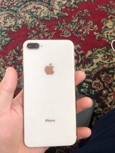 8 плюс: IPhone 8 Plus, Скидка 10%, Б/у, 64 ГБ, Rose Gold, Чехол, 100 %