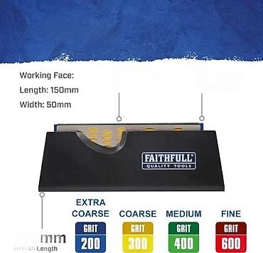 Ostali pribor i dodaci za alate: Dijamantski kamen za oštrenje 4-u-1 sa postoljem - Profesionalni — 3