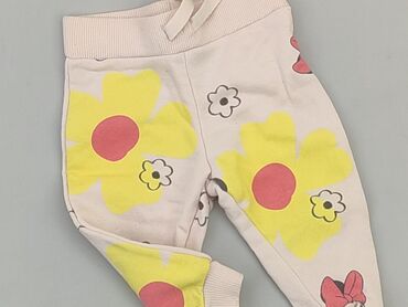 legginsy ocieplane czarne: Spodnie dresowe, Primark, 3-6 m, stan - Dobry