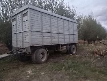 Прицеп-фургон двухосный (односкатная/спаренная ошиновка) для