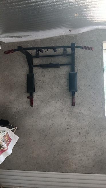 Спорт и отдых: Divara quraşdırılan çoxfunksiyalı turnik–press aləti - Metaldan — 1