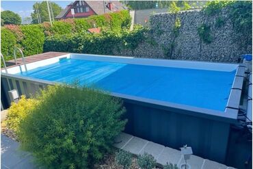 Hovuzlar: Konteyner hovuzlar sifarişlə hazırlanır ölçü seçimi var fiber hovuzlar — 7