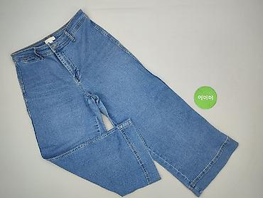 culotte jeans: H&M, Jeansy damskie, rozmiar L — 2