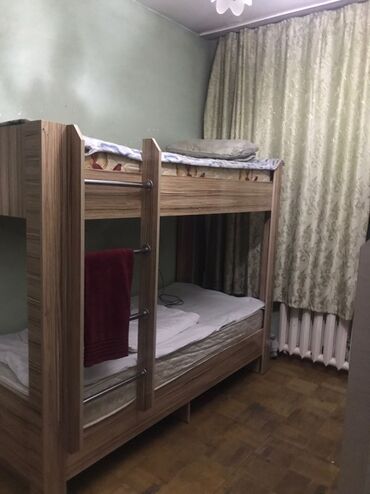 hostel osh: 1 комната, Душевая кабина, Постельное белье, Кондиционер