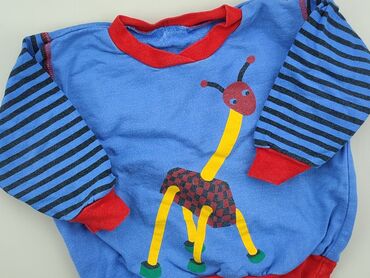 sweterek na drutach dla niemowlaka: Bluza, 9-12 m, stan - Zadowalający