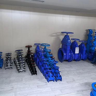 Известь: Задвижка чугунная 30ч6бр (Ру 10/16) — Фланцевая, с выдвижным шпинделем — 13