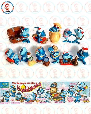 stranger things figur: Kinder Sorpresa – “Squalibabà” kolleksiyası (Ferrero 1998) - Mövzu — 1