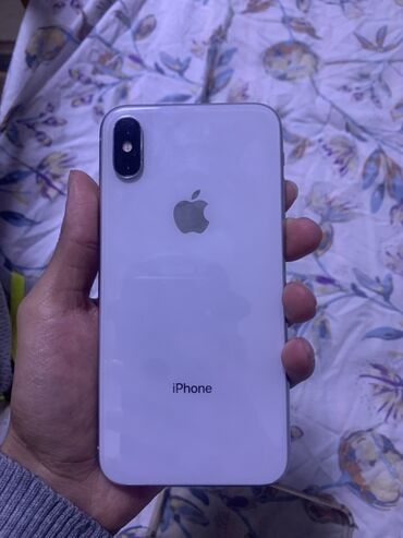 айфон в рассрочку ош: IPhone X, Б/у, 256 ГБ, Белый, Зарядное устройство, Защитное стекло, Чехол, 100 %