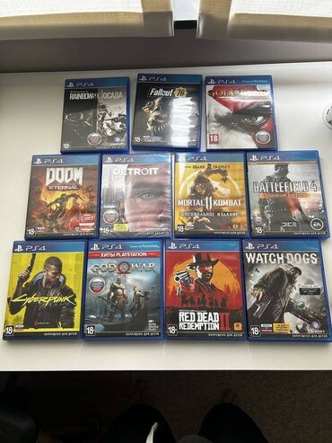 Xbox 360 & Xbox: Ps4 diskleri hamisi birlikde satilir ciziq yoxdur