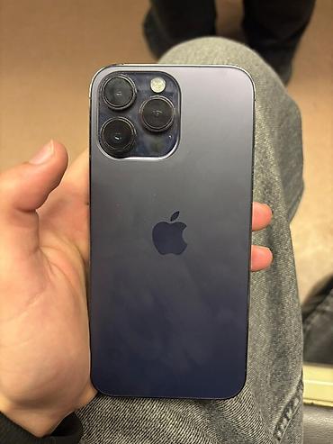 telfolar: IPhone 14 Pro Max, 256 GB, Deep Purple, Sənədlərlə, Zəmanət, Face ID — 1