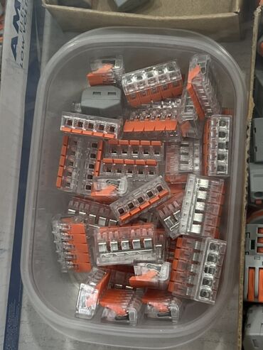 бу клемдер: Клеммные соединители с рычажками (пружинные, многоразовые). - Тип