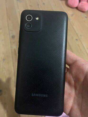 Информатика: Samsung Galaxy A03, 64 ГБ, цвет - Черный, Две SIM карты, Face ID