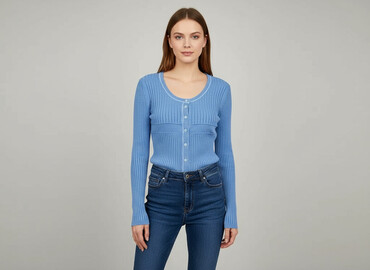 sweter z odkrytymi ramionami zara: Women`s knitwear, size S