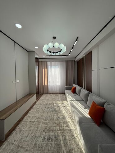 советская бокомбаева: 2 комнаты, 63 м², Элитка, 6 этаж, Евроремонт