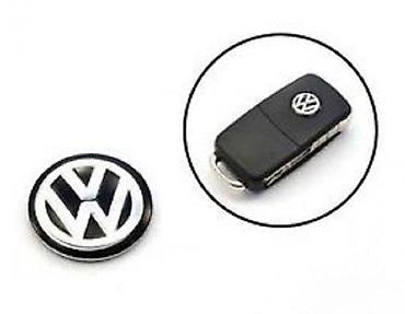 m3 znak: VW logo bedž za auto-ključeve - Okrugli emblem/bedž sa Volkswagen — 1