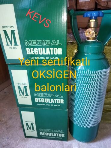 Digər tibbi məhsullar: Tibbi oksigen balonu və reduktorlarin icarəsi və satışı. Oksigen — 12