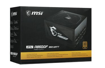 блок питания atx: Блок питания, Б/у, MSI, 850 Вт, Gold, 850 Вт