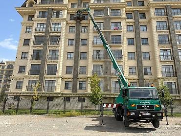 Услуги автовышки 34м. 3000 сом час. Минимальная оплата за 2 часа, 7000