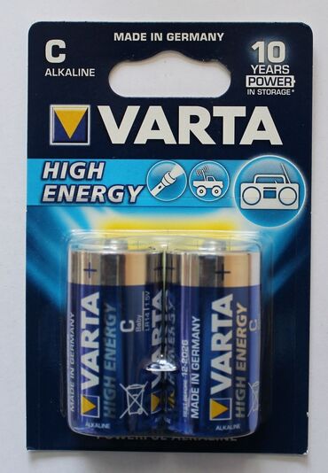press: 1. Элемент питания VARTA High Energy 4914 C 2BL щёлочная ( LR14 )