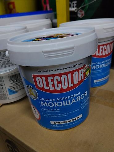 bed: OLECOLOR Краска акриловая моющаяся, глубокоматовая. Особенности и — 1