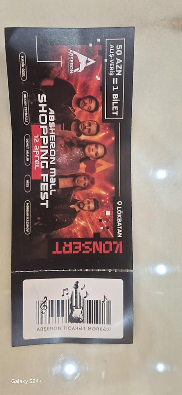 rafet el roman konsert: Absheron Mall Shopping Fest – Konsert üçün bilet - Tədbir: Absheron — 1