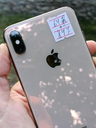 сотовый телефон fly ezzy 5: IPhone Xs Max, 64 ГБ, Белый, Отпечаток пальца, Face ID, Гарантия