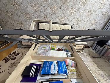 kohnə sifer: İşlənmiş, İkinəfərlik çarpayı, Bazalı, Matrassız, Siyirməsiz — 2