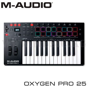 профессиональный синтезатор: Midi-клавиатура m-audio oxygen pro 25 oxygen pro 25 от m-audio - это