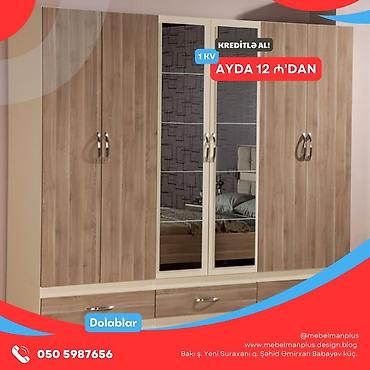 Sifarişlə dolablar: Modern dolablar KREDİTLƏ Dolabları indi kreditlə əldə, edə — 6